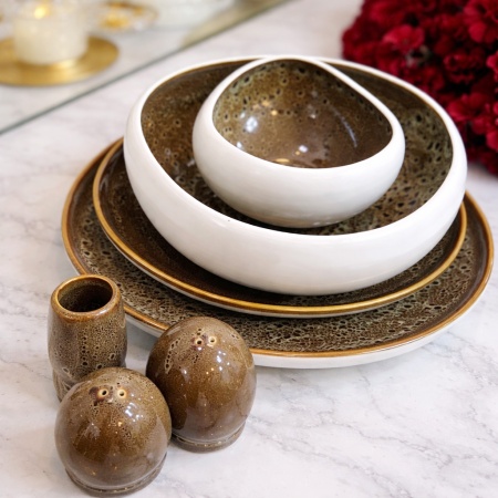 طقم سفرة سيراميك فاخر – 27 قطعة